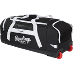 Rawlings Yadi2 Wheeled Equipment Bag | Catchers Gear & Equipment | Black