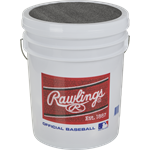 Rawlings 6 Gallon Raised Seam ROLB1X or Better Ball/Bucket Combo | 24 Balls