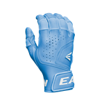 EASTON ADULT MAV PRO LOCKED IN BASEBALL BATTING GLOVES - WHITE/CAROLINA BLUE - SMALL