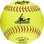 Rawlings 12-Inch Collegiate/High School/Travel Practice Fastpitch Balls | Half-Dozen