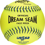 Rawlings 11-Inch Official USSSA Fastpitch Softball | 1 Dozen