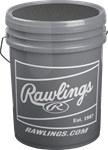 Rawlings 6 Gallon High School Raised Seam R100 Ball/Bucket Combo