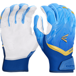 Easton Ghost Ethos Fastpitch Softball Batting Gloves | Out of the Blue | Large