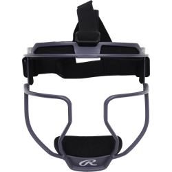 Rawlings Adult Hi-Viz Softball Fielders Mask | Matte Graphite | Youth