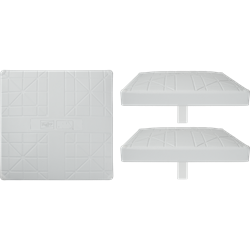 RAWLINGS PRO SET OF 3 BASES WITH 7-INCH STANCHION