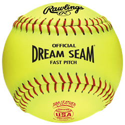 Rawlings 12-Inch Official USA NFHS Fastpitch Softball | 1 Dozen