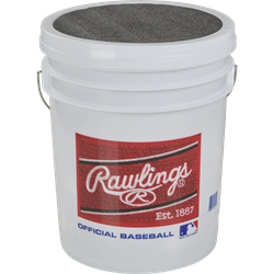 Rawlings 6 Gallon Raised Seam ROLB1X or Better Ball/Bucket Combo | 24 Balls