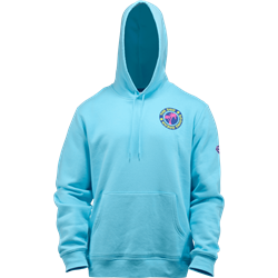 Spring Break Light Blue Ghost Hoodie