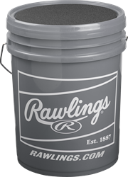 Rawlings 6 Gallon High School Raised Seam R100 Ball/Bucket Combo