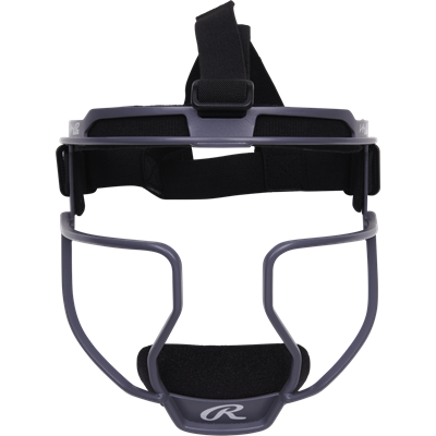 Rawlings Adult Hi-Viz Softball Fielders Mask | Matte Graphite | Youth