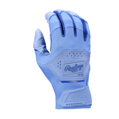 Rawlings Workhorse Youth Batting Gloves | Columbia Blue/Royal | M