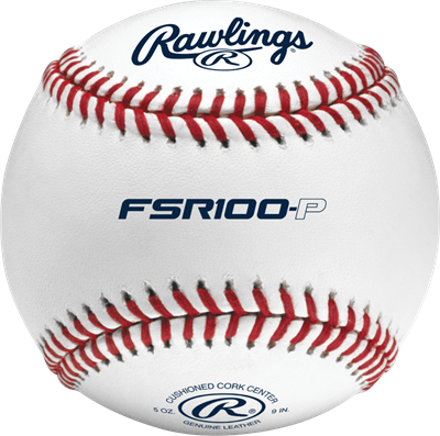 Rawlings FSR100 Flat Seam College Game/Practice Baseballs, Box of 12