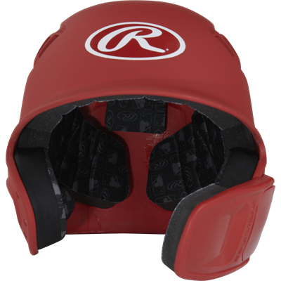 Rawlings 2022 R16 REVERSE 1-Tone Baseball Batting Helmet | Senior | Matte Scarlet Red