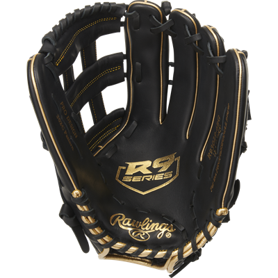 Rawlings R9 Series Baseball Glove, Pro H Web, 12.75 inch, Left Hand Throw