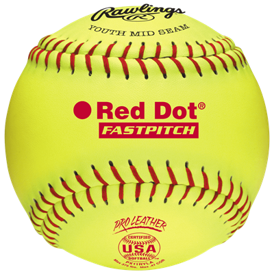 Rawlings 11-Inch Official USA NFHS Fastpitch Softball | 1 Dozen
