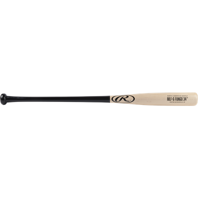 Rawlings | MAPLE FUNGO Training Bat | Baseball/Softball | 34â | Infield | Black/Natural