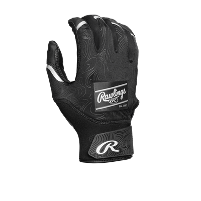 Rawlings Adult Clout Batting Gloves | Black/Black | Medium