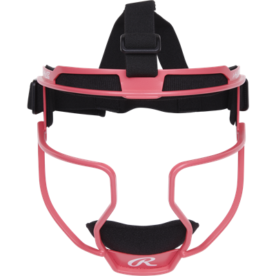 Rawlings Adult Hi-Viz Softball Fielders Mask | Matte Pink | Adult