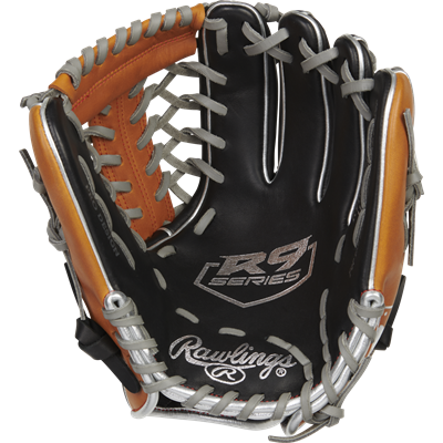 Rawlings | R9 CONTOUR Baseball Glove | Modified Trap-Eze Web | 11.5