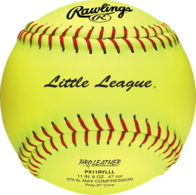 Rawlings 11-Inch Official Little League Softball | 1 Dozen