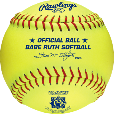 Rawlings 11-Inch Official Babe Ruth Softball | 1 Dozen