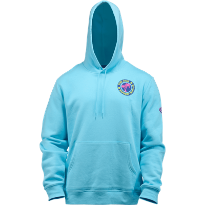 Spring Break Light Blue Ghost Hoodie