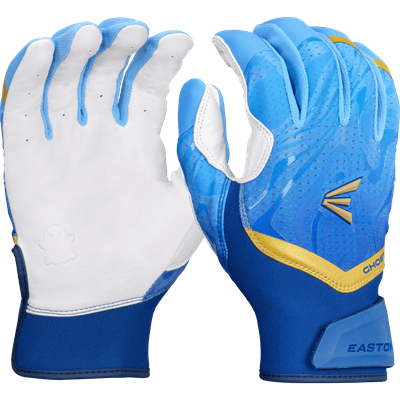 Easton Ghost Ethos Fastpitch Softball Batting Gloves | Out of the Blue | Large