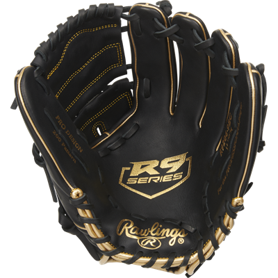 Rawlings R9 Series Baseball Glove, 2-Piece Solid Web, 12 inch, Right Hand Throw